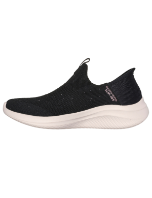 Skechers Women's Slip-Ins: Ultra Flex 3.0 – Shiny Night - Black/Rose Gold
